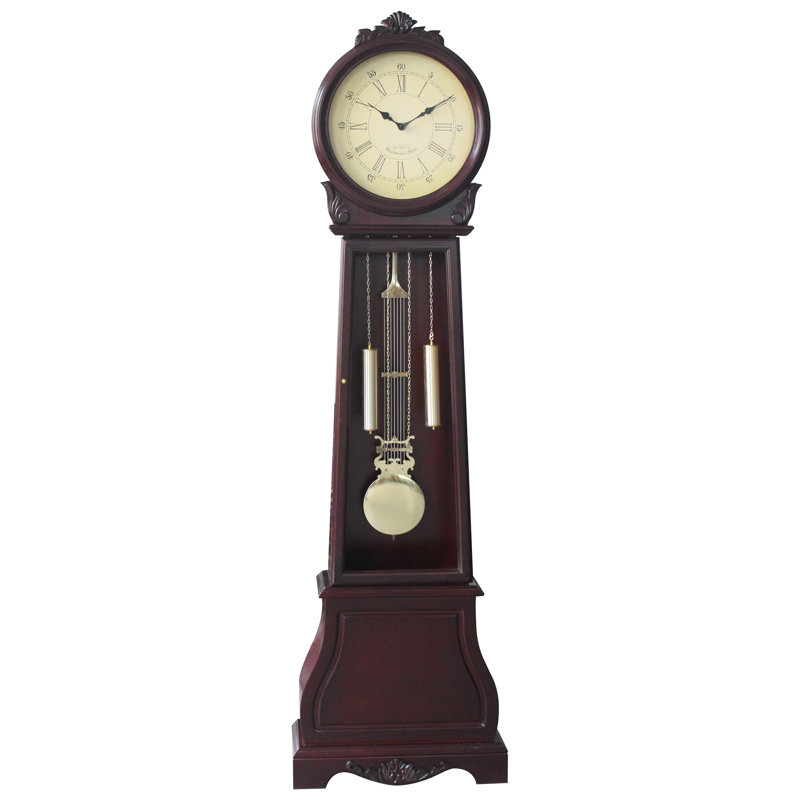 Alcott Hill® 72'' H Wood Grandfather Clock & Reviews Wayfair